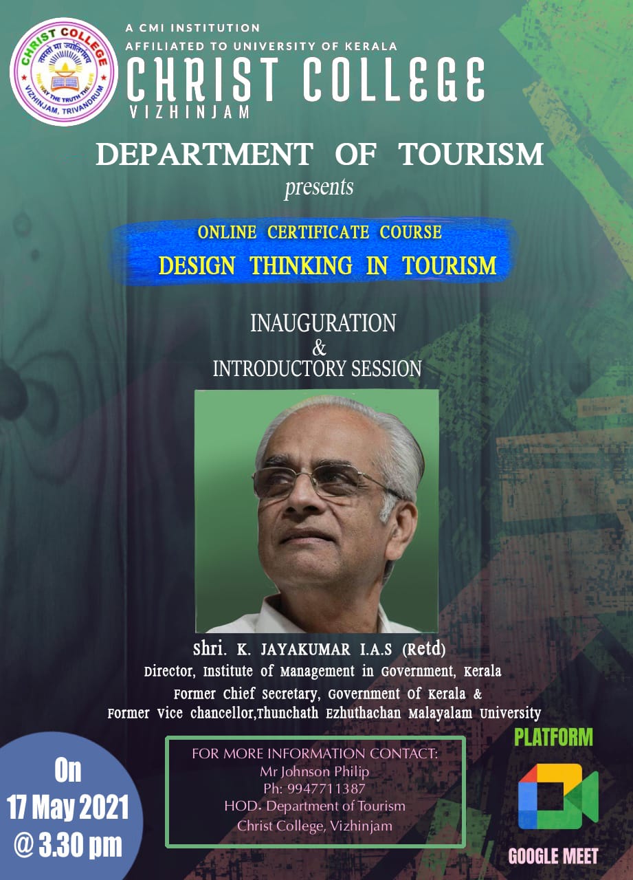 Certificate Course: Design Thinking in Tourism