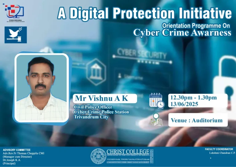 A Digital Protection Initiative – Orientation Programme on Cyber Crime Awareness