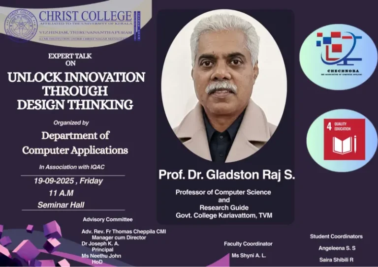 EXPERT TALK ON “UNLOCK INNOVATION THROUGH DESIGN THINKING”