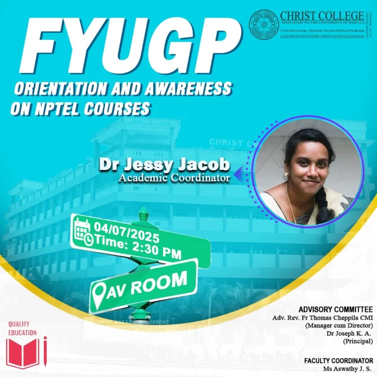 FYUGP Orientation and awareness on NPTEL Courses