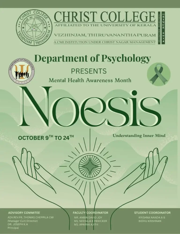 NOESIS 2025-MENTAL HEALTH AWARENESS MONTH
